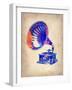 Gramophone 2-NaxArt-Framed Art Print