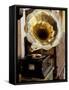 Gramophone, Bazaar Antique Shop, San Miguel de Allende, Mexico-Inger Hogstrom-Framed Stretched Canvas