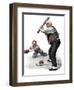 "Gramps at the Plate", August 5,1916-Norman Rockwell-Framed Giclee Print