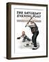 "Gramps at the Plate" Saturday Evening Post Cover, August 5,1916-Norman Rockwell-Framed Premium Giclee Print