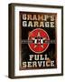 Gramps Garage Rusted Vertical-Retroplanet-Framed Giclee Print