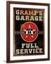 Gramps Garage Rusted Vertical-Retroplanet-Framed Giclee Print