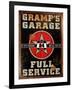 Gramps Garage Rusted Vertical-Retroplanet-Framed Giclee Print