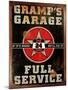 Gramps Garage Rusted Vertical-Retroplanet-Mounted Giclee Print