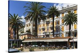 Gran Cafe Rapallo-George Oze-Stretched Canvas