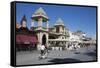 Gran Caffe Margherita and Art Nouveau Buildings Along Seafront Promenade, Viareggio, Tuscany-Stuart Black-Framed Stretched Canvas