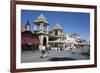 Gran Caffe Margherita and Art Nouveau Buildings Along Seafront Promenade, Viareggio, Tuscany-Stuart Black-Framed Photographic Print