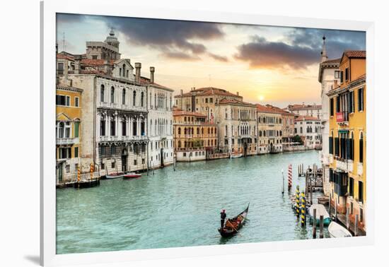 Gran Canal Vista At Dusk #10-Alan Blaustein-Framed Photographic Print