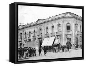 Gran Hotel De Londres, Bahia Blanca, Brazil, C1900s-J Peuser-Framed Stretched Canvas