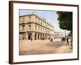 Gran Hotel Inglaterra, Habana, 1900-null-Framed Giclee Print