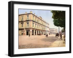 Gran Hotel Inglaterra, Habana, 1900-null-Framed Giclee Print