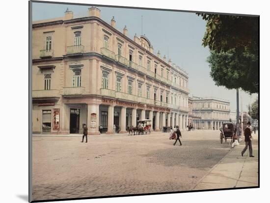 Gran Hotel Inglaterra, Havana, Cuba-William Henry Jackson-Mounted Photo