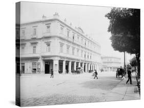 Gran Hotel Inglaterra, Havana, Cuba-William Henry Jackson-Stretched Canvas