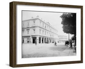 Gran Hotel Inglaterra, Havana, Cuba-William Henry Jackson-Framed Photo