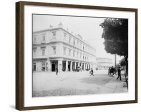 Gran Hotel Inglaterra, Havana, Cuba-William Henry Jackson-Framed Photo