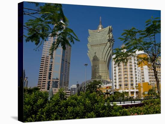 Gran Lisboa Casino, Macau, China, Asia-Charles Bowman-Stretched Canvas