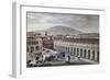 Gran Palacio de Santiago de Chile Antes de La Independencia Del País-Claudio Linati-Framed Giclee Print