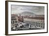 Gran Palacio de Santiago de Chile Antes de La Independencia Del País-Claudio Linati-Framed Giclee Print