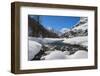 Gran Paradiso national park, Rhemes valley in the winter, Aosta valley, Italy, Europe-ClickAlps-Framed Photographic Print