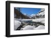 Gran Paradiso national park, Rhemes valley in the winter, Aosta valley, Italy, Europe-ClickAlps-Framed Photographic Print