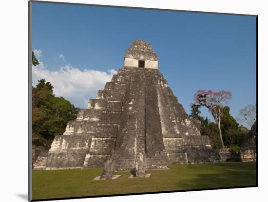 Gran Plaza and Temple I, Mayan Archaeological Site, Tikal, Guatemala-Sergio Pitamitz-Mounted Photographic Print