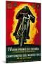 Gran Premio de Espana Vintage Poster - Europe-Lantern Press-Mounted Art Print