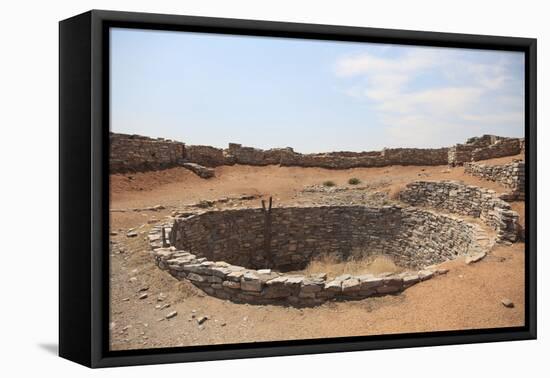 Gran Quivira, Kiva Ruins, Salinas Pueblo Missions National Monument-Wendy Connett-Framed Stretched Canvas