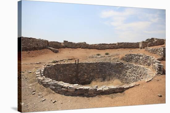 Gran Quivira, Kiva Ruins, Salinas Pueblo Missions National Monument-Wendy Connett-Stretched Canvas