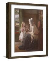 Gran's Treasures, 1866-George Bernard O'neill-Framed Giclee Print