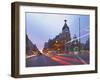 Gran Via and Calle De Alcala, Madrid, Spain, Europe-Angelo Cavalli-Framed Photographic Print