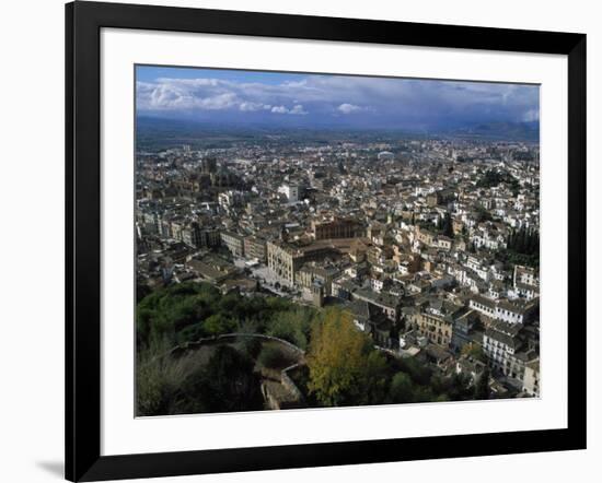 Granada from the Alhambra, Spain-Barry Winiker-Framed Photographic Print