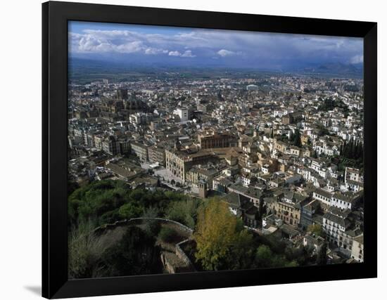 Granada from the Alhambra, Spain-Barry Winiker-Framed Photographic Print