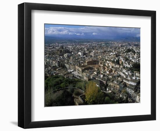 Granada from the Alhambra, Spain-Barry Winiker-Framed Photographic Print