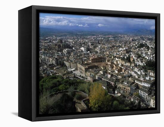 Granada from the Alhambra, Spain-Barry Winiker-Framed Stretched Canvas