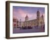 Granada, Park Colon, Park Central, Cathedral De Granada at Sunset, Nicaragua-Jane Sweeney-Framed Photographic Print