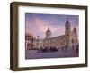 Granada, Park Colon, Park Central, Cathedral De Granada at Sunset, Nicaragua-Jane Sweeney-Framed Photographic Print