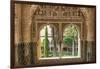 Granada, Spain, Alhambra, Close Up of Architecture in Nasrid Palace-Bill Bachmann-Framed Photographic Print