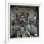 Granada (Spain), Alhambra, Lions Yard Taken of the Escutcheon Room, Circa 1865-Leon, Levy et Fils-Framed Photographic Print