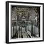 Granada (Spain), Alhambra, Lions Yard Taken of the Escutcheon Room, Circa 1865-Leon, Levy et Fils-Framed Photographic Print