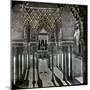 Granada (Spain), Alhambra, Lions Yard Taken of the Escutcheon Room, Circa 1865-Leon, Levy et Fils-Mounted Photographic Print