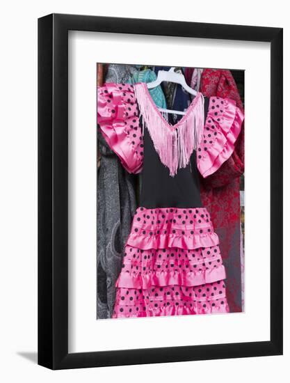 Granada, Spain, Girls in Traditional Dress for Flamenco Dancer-Bill Bachmann-Framed Photographic Print