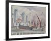 Granaries, Ipswich, 1923-John Northcote Nash-Framed Giclee Print