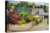 Granary Cottage-Joan Thewsey-Stretched Canvas