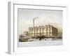Granary on Canada Wharf, Rotherhithe, London, C1860-null-Framed Giclee Print