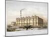 Granary on Canada Wharf, Rotherhithe, London, C1860-null-Mounted Giclee Print