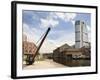 Granary Wharf and Bridgwater Tower, Leeds, West Yorkshire, England, United Kingdom, Europe-Mark Sunderland-Framed Photographic Print