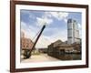 Granary Wharf and Bridgwater Tower, Leeds, West Yorkshire, England, United Kingdom, Europe-Mark Sunderland-Framed Photographic Print