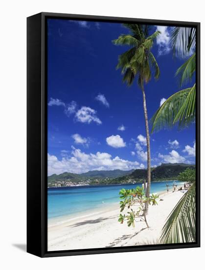 Grand Anse Beach, Grenada, Windward Islands, West Indies, Caribbean, Central America-John Miller-Framed Stretched Canvas