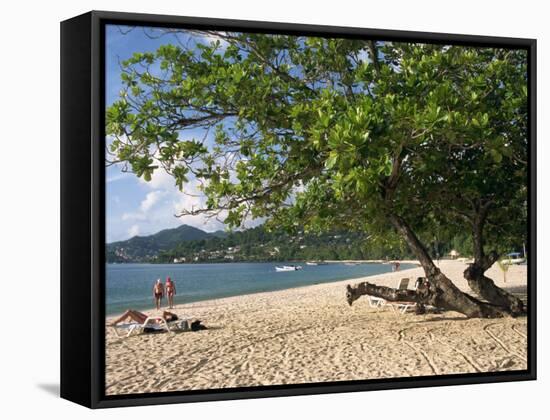 Grand Anse Beach, Grenada, Windward Islands, West Indies, Caribbean, Central America-Harding Robert-Framed Stretched Canvas