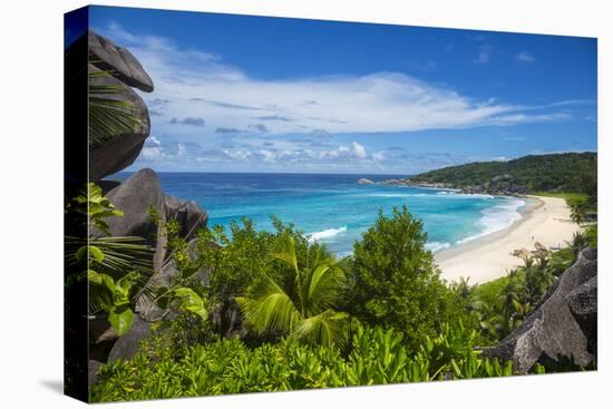 Grand Anse Beach, La Digue, Seychelles-Jon Arnold-Stretched Canvas